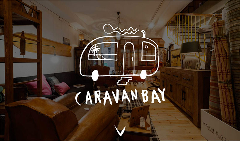 Portada página web Caravan Bay